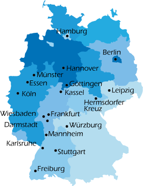 Deutschlandkarte Deutschlandkarte